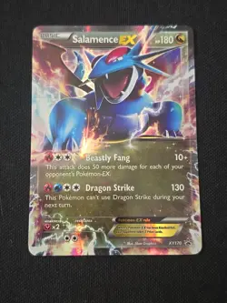Salamence EX XY170 Black Star Promo Holo Rare Pokemon TCG Light Played - Image 1