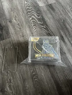 Pokemon TCG Center Mega Evolutions Lucario Elite Trainer Box - Acrylic Casing - Image 1