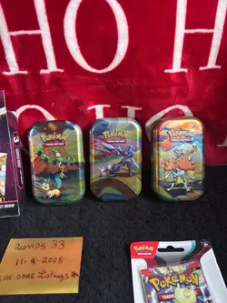Large Sealed Pokemon Lot, Lost Origin 3 pk hanger box , mini tins - Image 5