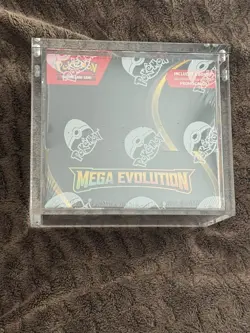 Pokemon TCG Mega Evolution Enhanced Booster Box Factory Sealed W/Plastic Case - Image 1