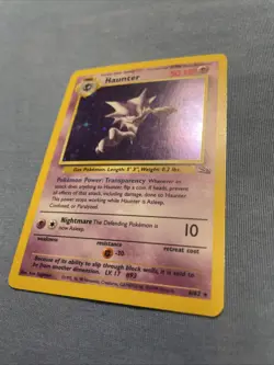 Pokemon TCG Haunter Fossil 6/62 Holo Unlimited Rare MP Condition - Image 2