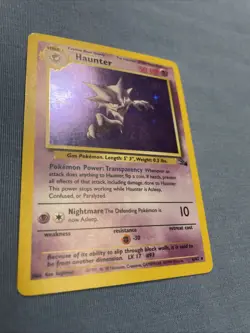 Pokemon TCG Haunter Fossil 6/62 Holo Unlimited Rare MP Condition - Image 3