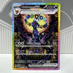 Pokemon TCG Umbreon ex 161/131 SIR Scarlet & Violet Prismatic Evolutions NM - Image 1
