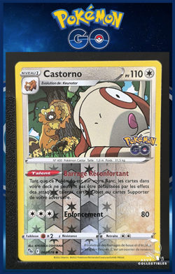 Carte Pokemon Castorno 060/078 Reverse EB10.5 Pokemon Go FR - Image 1