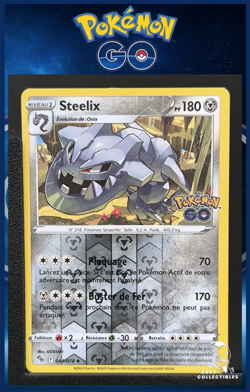 Carte Pokemon Steelix 044/078 Reverse EB10.5 Pokemon Go FR - Image 1
