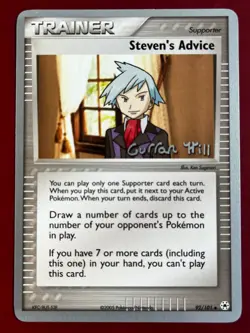 Steven's Advice World Championship Promo #92 Hidden Legends Non Holo Pokemon LP - Image 1