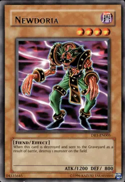 Newdoria - Rare DR1-EN005 - LP - YuGiOh - Image 1