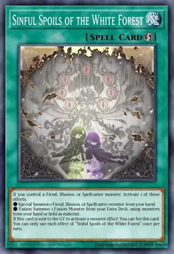 Yu-Gi-Oh! - Sinful Spoils of the White Forest - SUDA-EN055 - Supreme D. - NM/M - Image 1