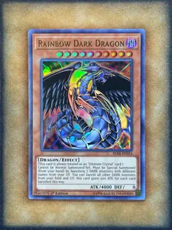 Yugioh Rainbow Dark Dragon BLRR-EN054 Ultra Rare 1st Ed NM - Image 1