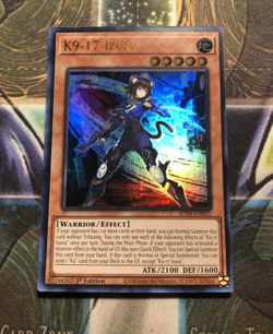 *** K9-17 IZUNA *** ULTRA RARE 1ST EDITION JUSH-EN031 (NM) YUGIOH! - Image 1