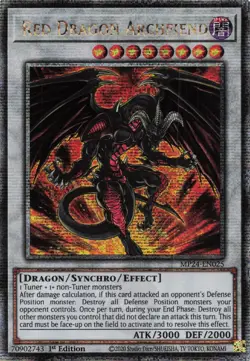 Yugioh MP24-EN025 - Red Dragon Archfiend - Quarter Century Secret Rare - Image 1