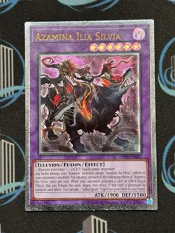 Yugioh Azamina Ilia Silvia OP28-EN003 Ultimate Rare - Image 1