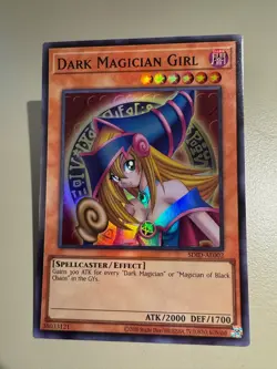 Yugioh Asian English SDID-AE002 Dark Magician Girl Super Rare Uncensored Art NM - Image 1