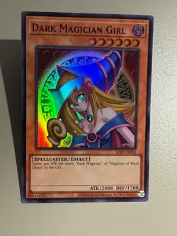 Yugioh Asian English SDID-AE002 Dark Magician Girl Super Rare Uncensored Art NM - Image 4