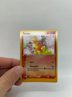 Torchic Reverse Holo Foil Promo 008 Black Star Promo Pokemon Card TCG 2003 NM - Image 1