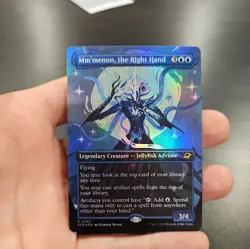 Mm'menon, the Right Hand (Borderless) [Edge of Eternities] Foil Near Mi - Image 1