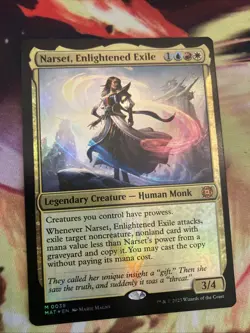 MTG - Narset, Enlightened Exile - FOIL Mythic #38 - MOM: The Aftermath NM - Image 1