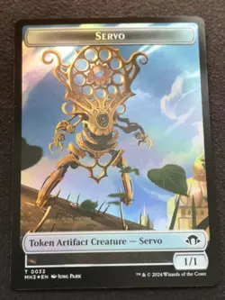 Phyrexian Wurm / Servo Token - Foil - MH3 - MTG - NM - EN - 0017/0033 - Image 2