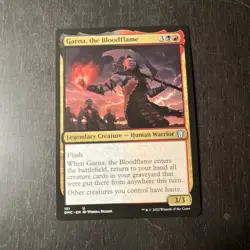 MTG STARTER COMMANDER DECK - Garna, The Bloodflame - B/R - Image 1