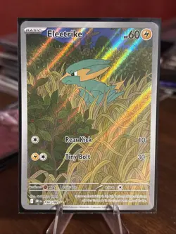 Pokemon TCG Electrike 196/182 Destined Rivals Near Mint Condition - Image 1