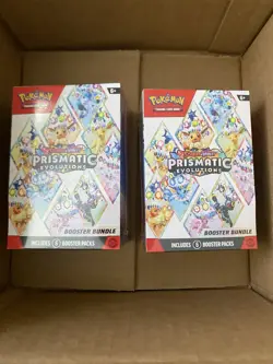 Pokemon TCG Scarlet & Violet Prismatic Evolutions Booster Bundle FACTORY SEALED - Image 1