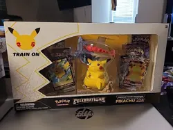 TCG Pokemon Celebrations Premium Figure Collection Pikachu Vmax Box - Image 1