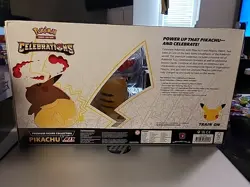 TCG Pokemon Celebrations Premium Figure Collection Pikachu Vmax Box - Image 3