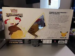 TCG Pokemon Celebrations Premium Figure Collection Pikachu Vmax Box - Image 4