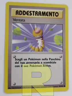 Ventata / Gust Of Wind R Set Base 93/102 R Comune R Pokemon R Italiano R EX+ - Image 1