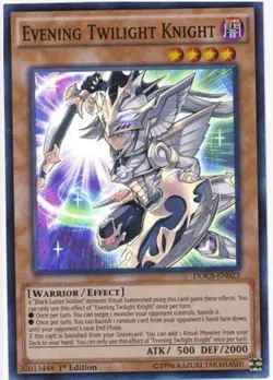 Yu-Gi-Oh! Evening Twilight Knight DOCS-EN021 Super Rare - Image 1