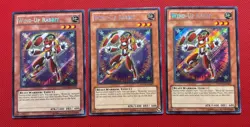 Yu-Gi-Oh! 3x Wind-Up Rabbit (LP ) Unlimited PHSW-EN083 Playset of 3 - Image 1