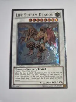 EXVC-EN038 Life Stream Dragon Ultimate Rare 1st Edition LP Yugioh Card - Image 1
