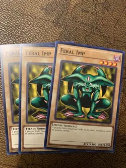 Yugioh Feral Imp Common MRD 25th Anniversary X3 - Image 1