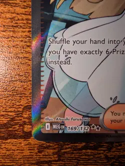 Pokemon Lillie's Determination 169/132 Ultra Rare Mega Evolution Holo Mint Card - Image 5