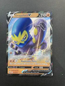 Pokemon Card Grapploct V 032/073 Champions Path Half Art LP - Image 1