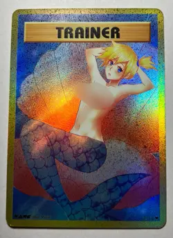 SEXY HEROINE WAIFU Mermaid Misty POKEMON ACG PREMIUM HOLOFOIL CARD NM - Image 1