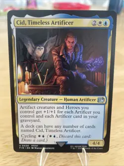 Cid, Timeless Artificer #420 MTG Magic the Gathering Final Fantasy Regular Card - Image 1