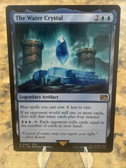 Water Crystal Rare Card Final Fantasy 1, NM-M Condition - Image 1