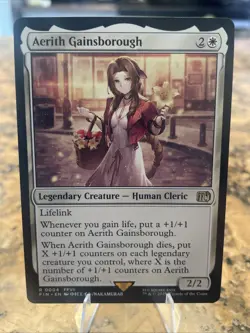 Aerith Gainsborough Magic the Gathering Card Final Fantasy Regular - Image 1