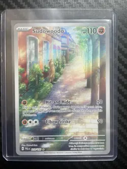 Pokemon TCG Sudowoodo Card 219/193 IR Sv02: Paldea Evolved - Image 1
