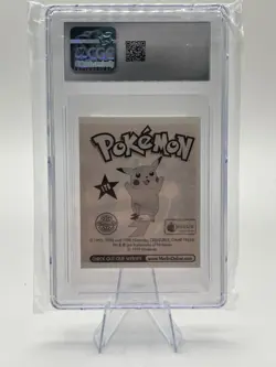 Charmander Pokemon Merlin 1998 Series 1 Sticker Card CGC 10 - Image 2