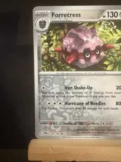 FORRETRESS - 140/182 Destined Rivals NM Reverse Holo Uncommon Pokemon TCG Card - Image 2