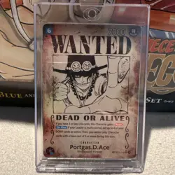 One Piece TCG - Portgas.D.Ace - Wanted Poster - (Error Card) - OP13 - Image 1