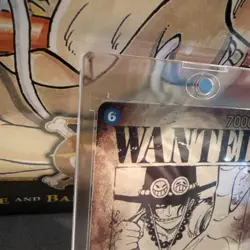 One Piece TCG - Portgas.D.Ace - Wanted Poster - (Error Card) - OP13 - Image 3