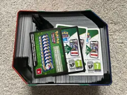 POKEMON TCG Online Code Cards (roughly 700 Count Random Assortment NOT USED) - Image 1