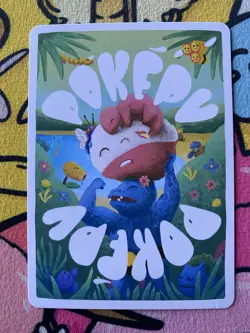 Pokepu - Sahkarp (Magikarp) - Derpy Pokemon Parody / Fan Art Card - Image 2