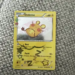 Dedenne RC10/RC32 Generations Radient Collection Ultra Rare Holo Pokemon Card - Image 1