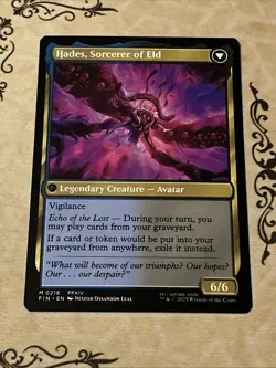 Emet-Selch Unsundered Card Regular Final Fantasy Magic The Gathering Near Mint - Image 2