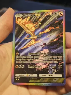 Moltres 274 Pokemon TCG Pocket Genetic Apex Ex Textured Fanart Card - Image 2