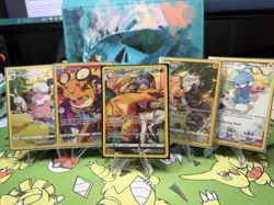 Pokemon TCG 5 Card Trainer Gallery Lot Holo Charizard Pikachu - Image 1